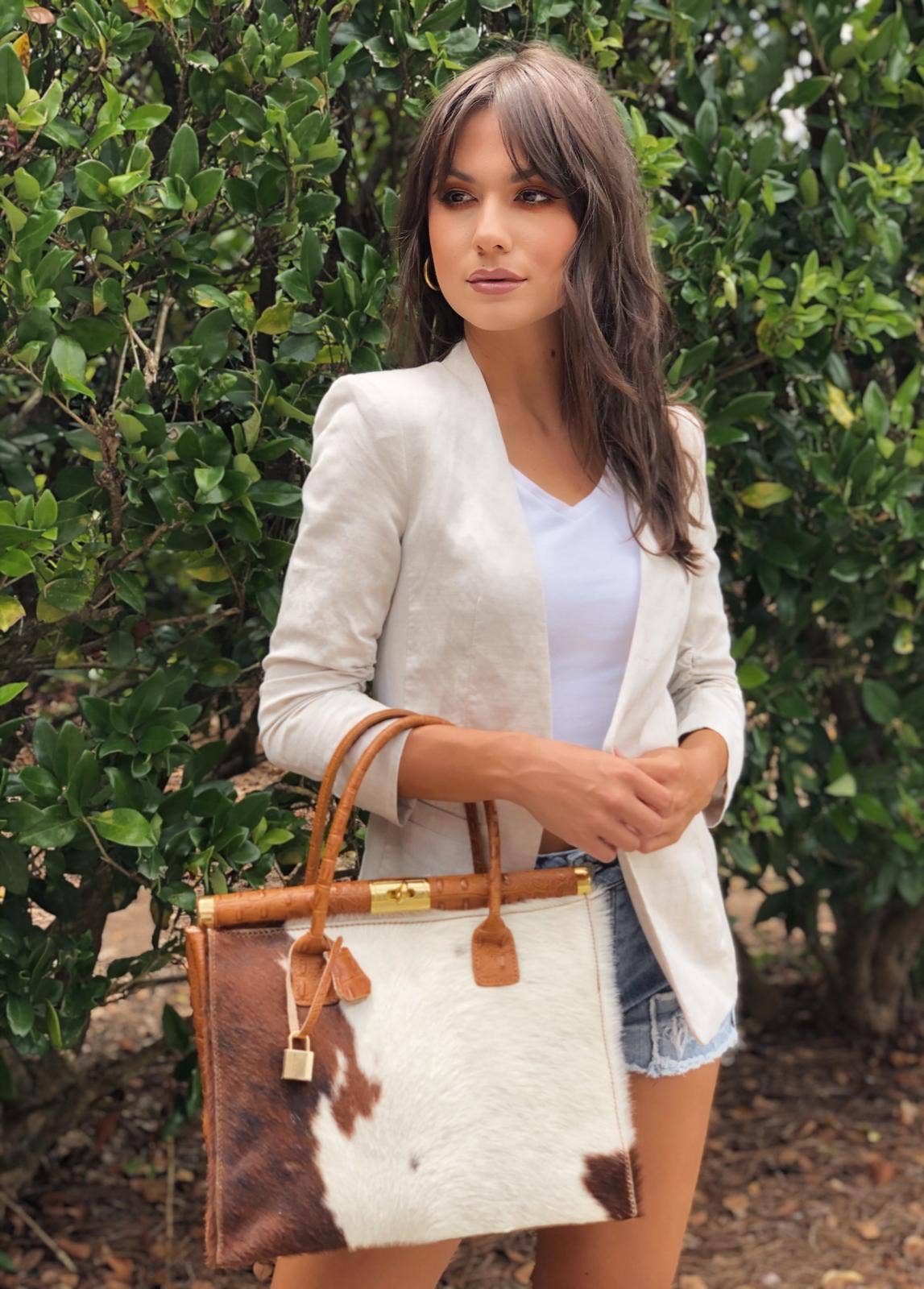 Charlie Leather – wholesale Shoulder bag – women's – Marinella Medium Handbag With Fur8