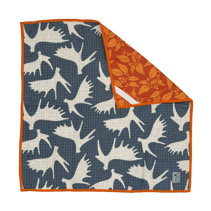 Moose Antler Microfiber Washcloth for wholesale by Paige Brady Design