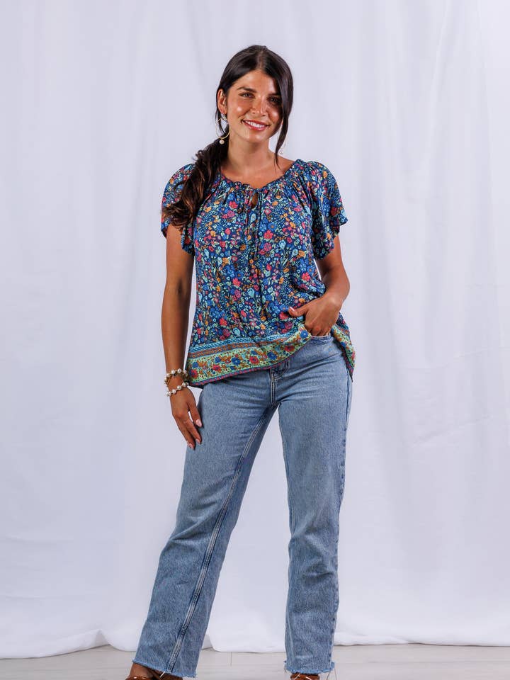 Haut Lucy en Lagoon pour la vente par Sea Lustre