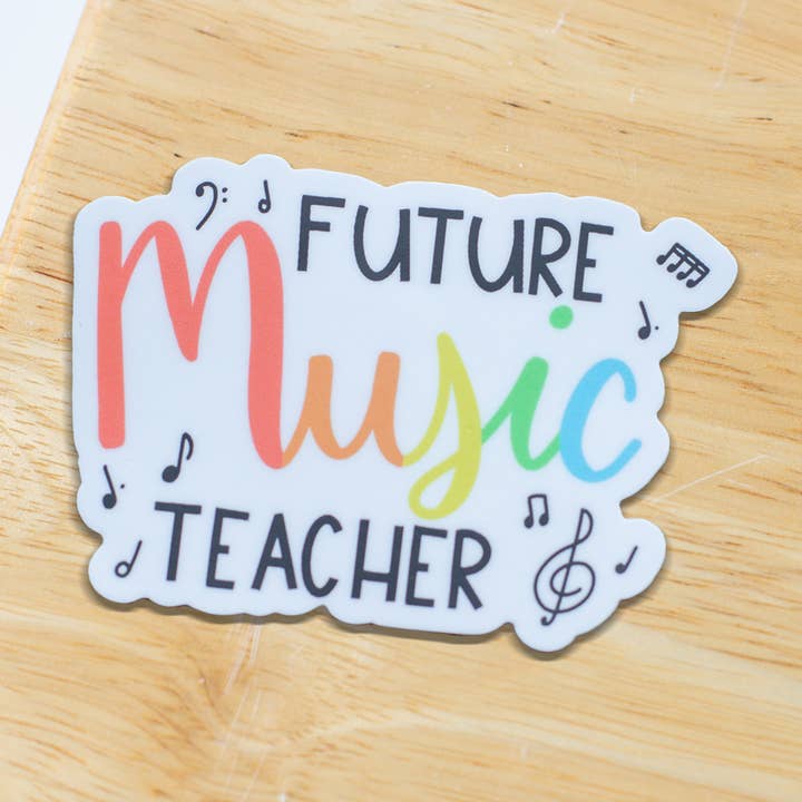 Future Music Teacher Sticker for wholesale by Musically Minted