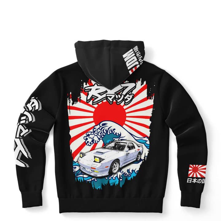 Mazda RX7 Premium Hoodie Ver 2.0 voor wholesale door Kitsune Race Squad