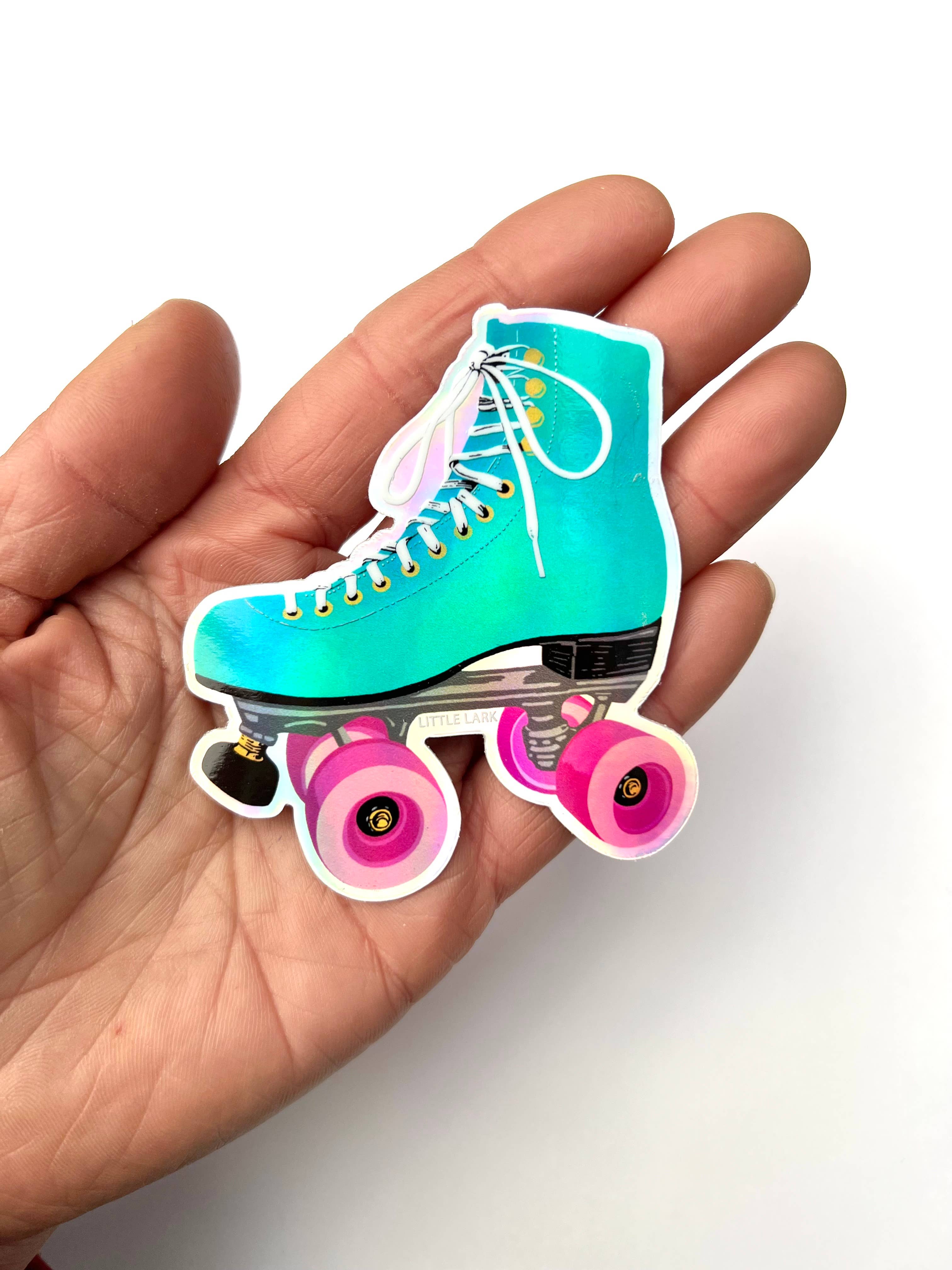 Little Lark - Wholesale Sticker - Hologram Roller Skates Stickers1