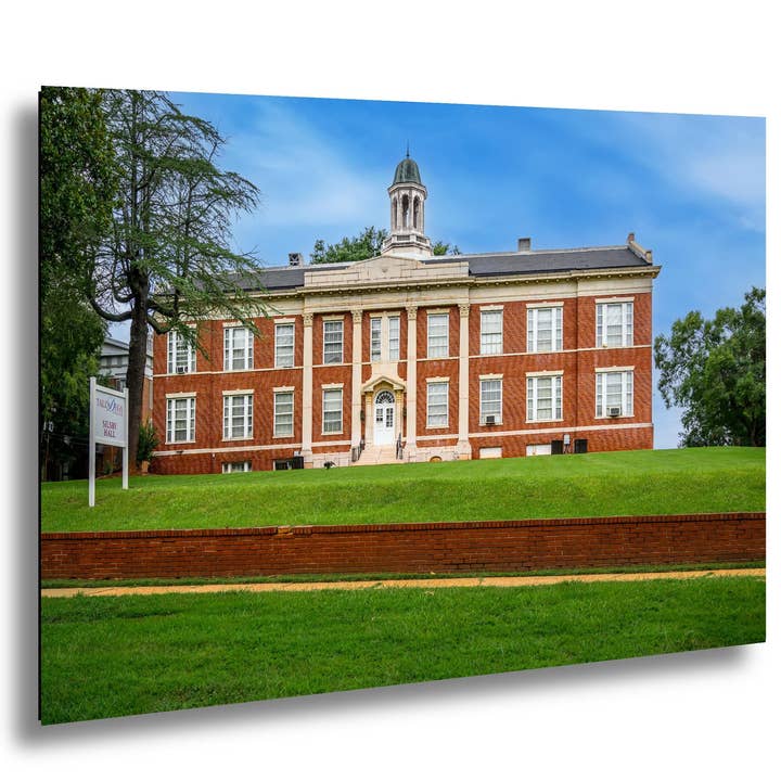Silsby Hall, Talladega College Alabama, Photography Print, Historic Red Brick Academic Architecture, Classical Columns Campus Wall Art Décor for wholesale by Images By Cheri