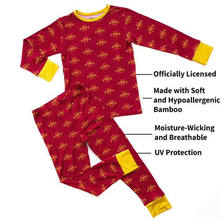 Tailgate Tikes - Wholesale Sleepwear Set - Kids - Iowa State Cyclones Pajamas1
