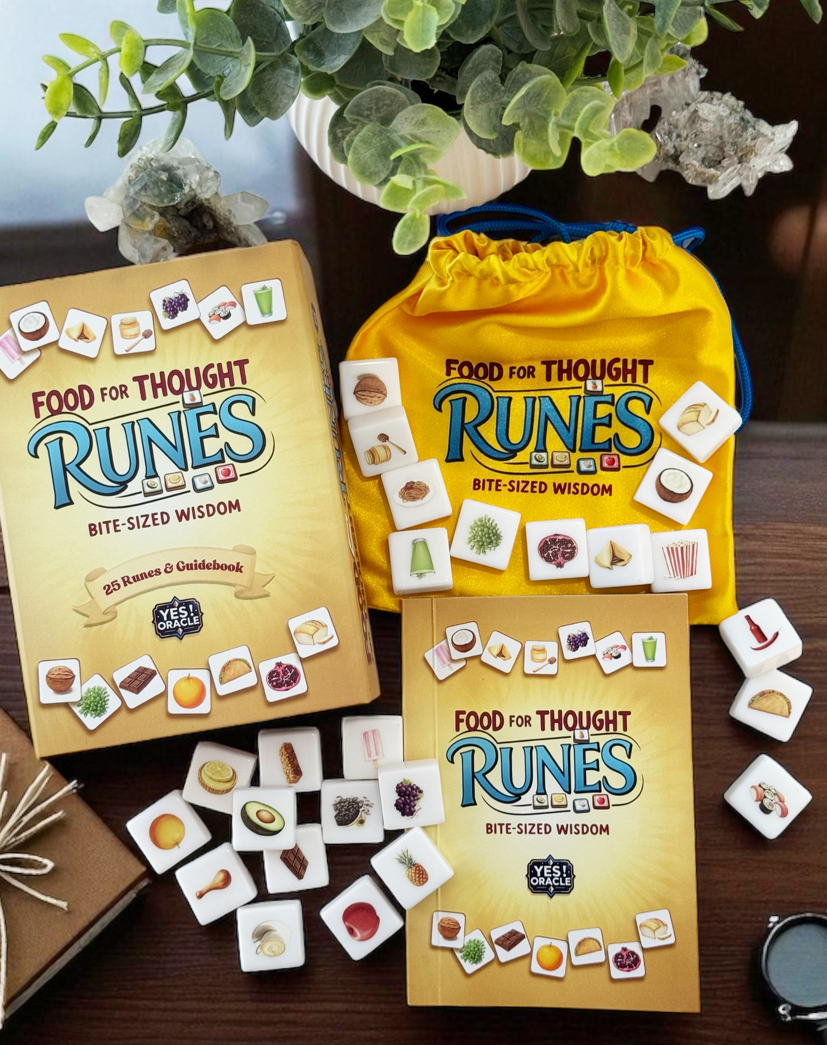 Yes! Oracle - Wholesale Tarot Cards - Rune Set - Food for Thought – Fun Divination by Yes! Oracle3