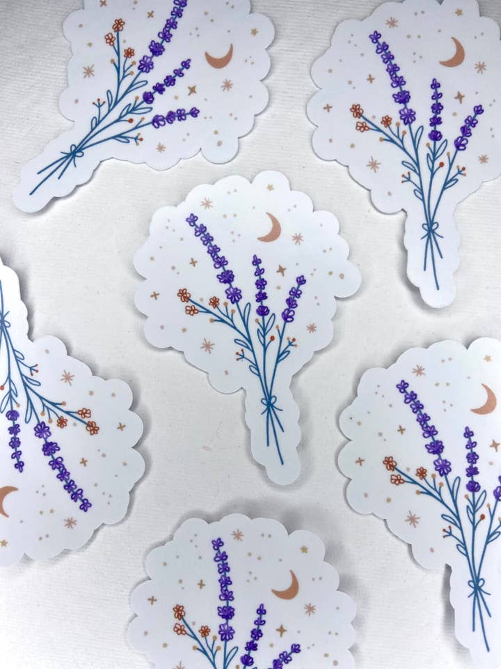 Himmelsk bukett klistermärke för wholesale av Mel's Crafty Corner