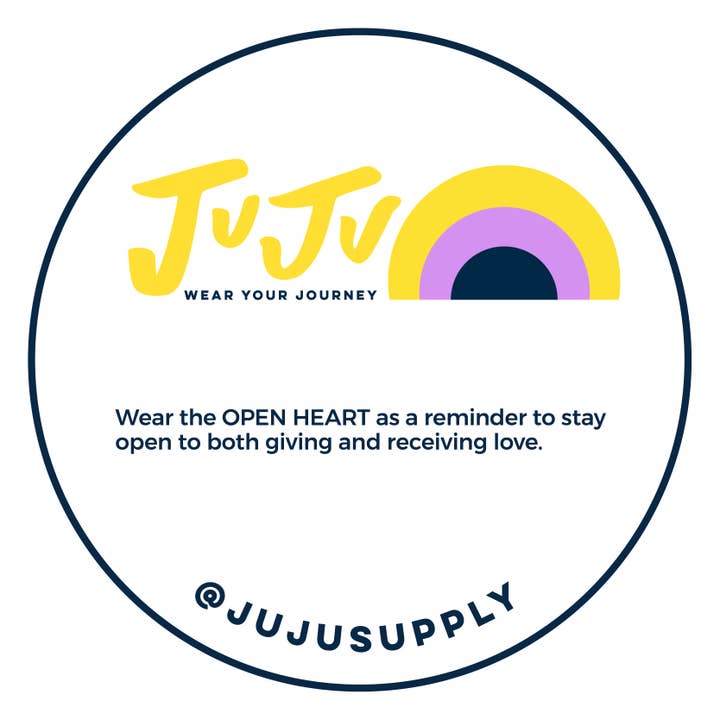 Juju Supply Co. - Wholesale Pendant/Charm Necklace - The Good JuJu Open Heart6