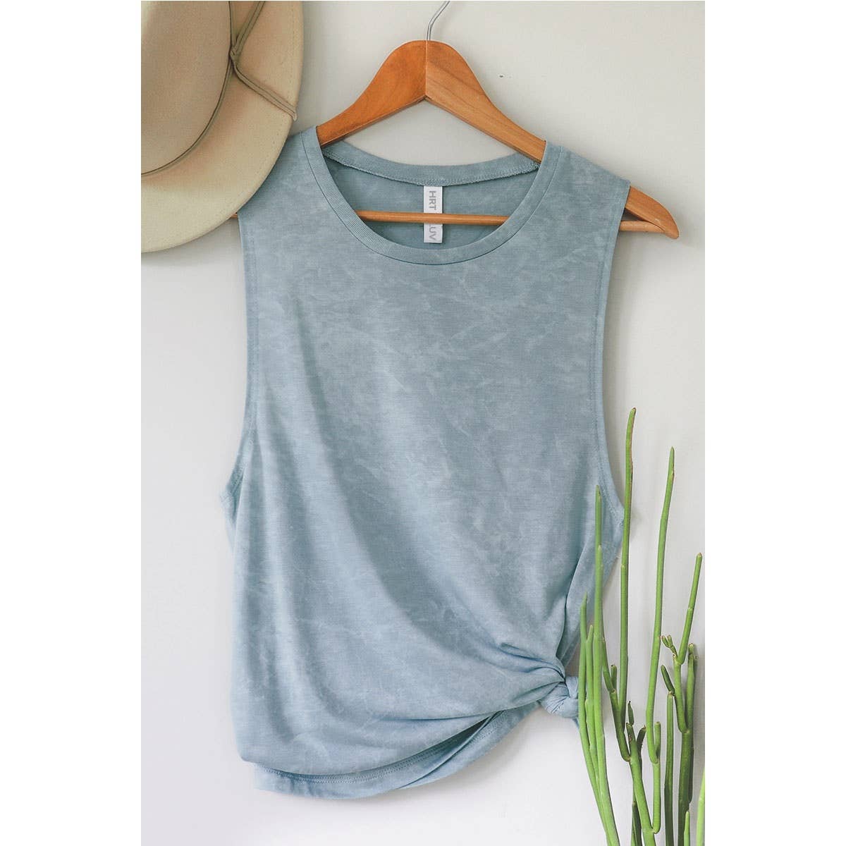 HRTandLUV - Venta al por mayor Camiseta sin mangas - Mujer - CAMISETA SIN MANGAS CON LAVADO MINERAL5