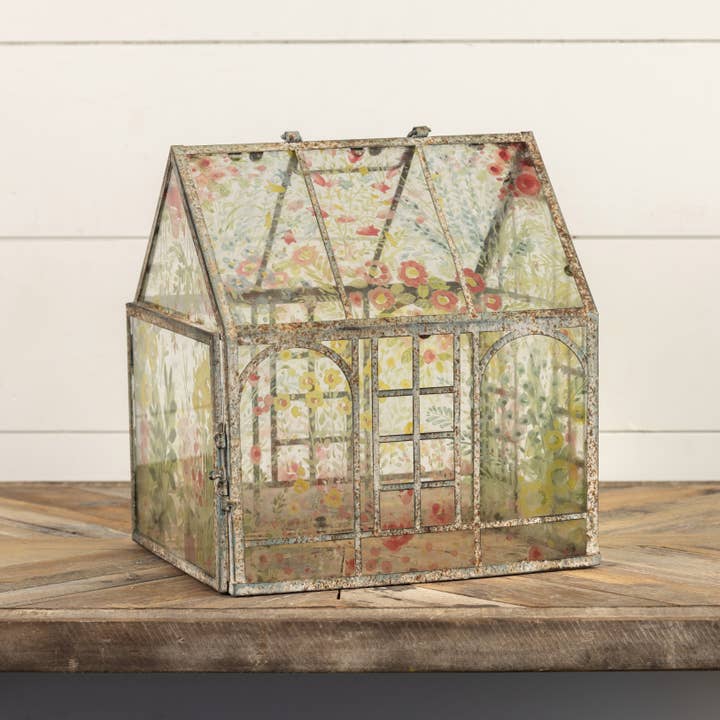 Ragon House - Wholesale Terrarium - PAINTED BOTANICAL TERRARIUM1