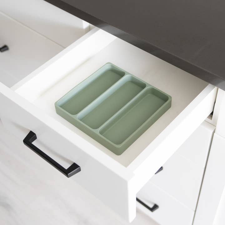 Children Utensil Drawer Organizer - Sage for wholesale by AmariandAaren