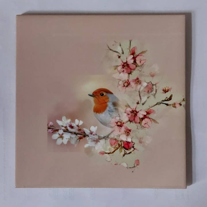 Ceramic 15cm x 15cm The Little Bird for wholesale by Meisie Berlin