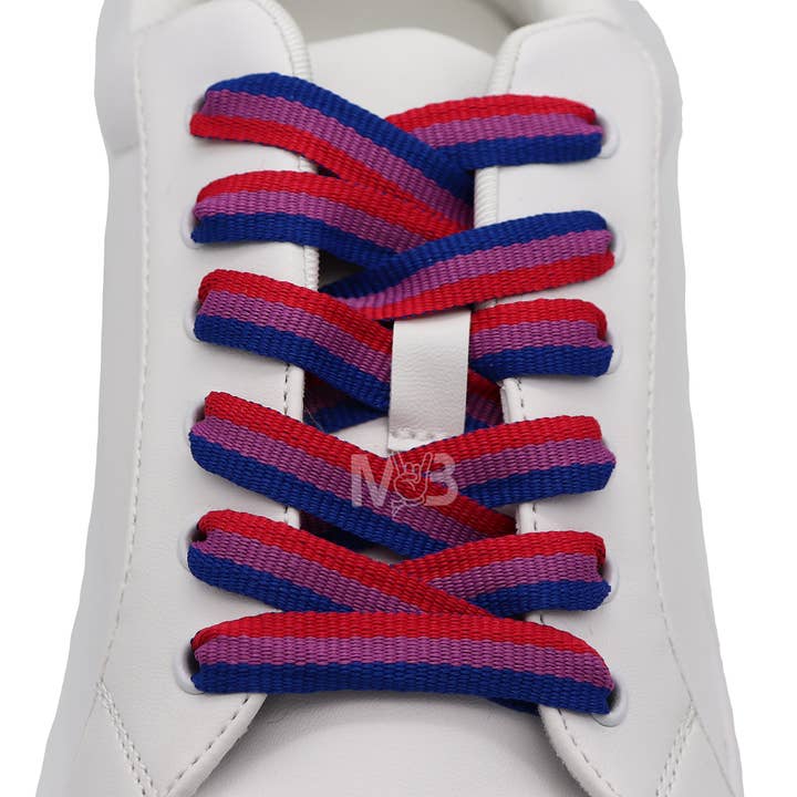 Bisexual Shoelaces | 120cm (woven) for wholesale by Merchbaendchen