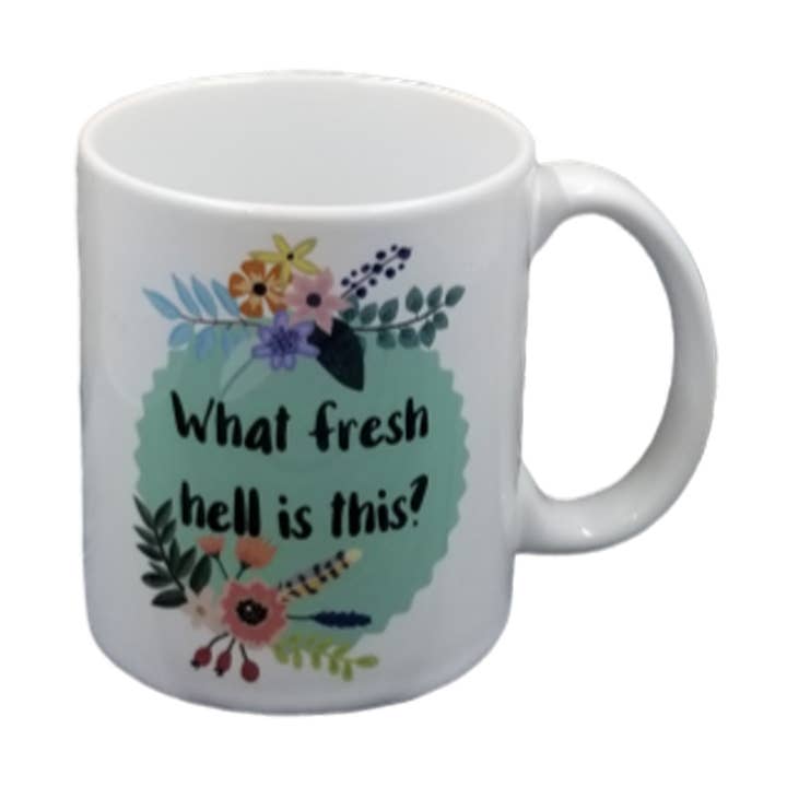 What Fresh Hell Coffee Mug for wholesale by ChicalooKate