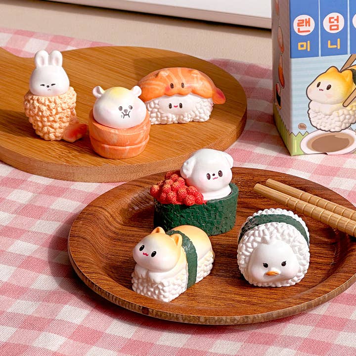 K_Wonderland - Wholesale Decorative Figurine - Random Sushi Animal Miniature Figure – Blind Box Toy