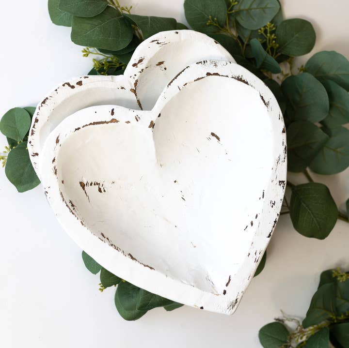 Sweet Heart Dough Bowl for wholesale by Forever Green Art