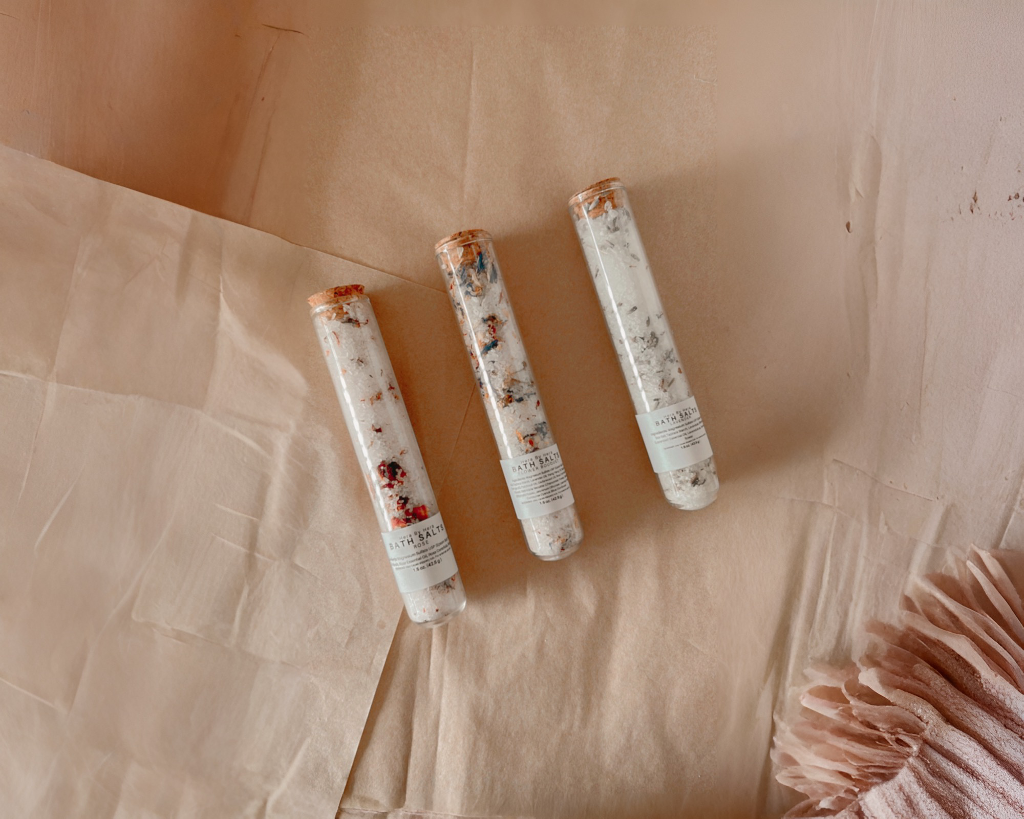 Hera By Hera Bath and Body - Vendita all'ingrosso Sali da bagno - Sale da bagno floreale a marchio privato in provette2