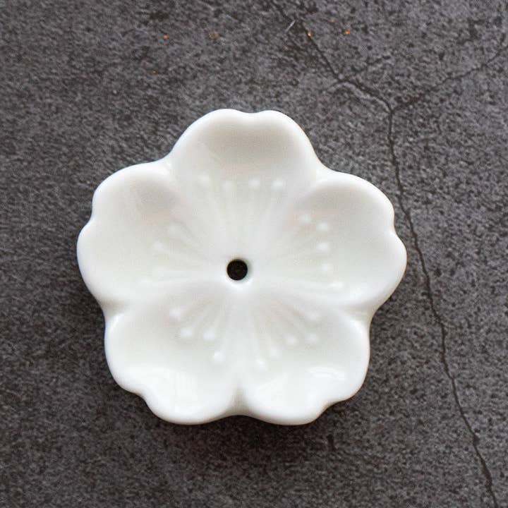 Gohobi - Wholesale Incense Holder - Gohobi Handmade Ceramic Flower Ornament Incense Holder