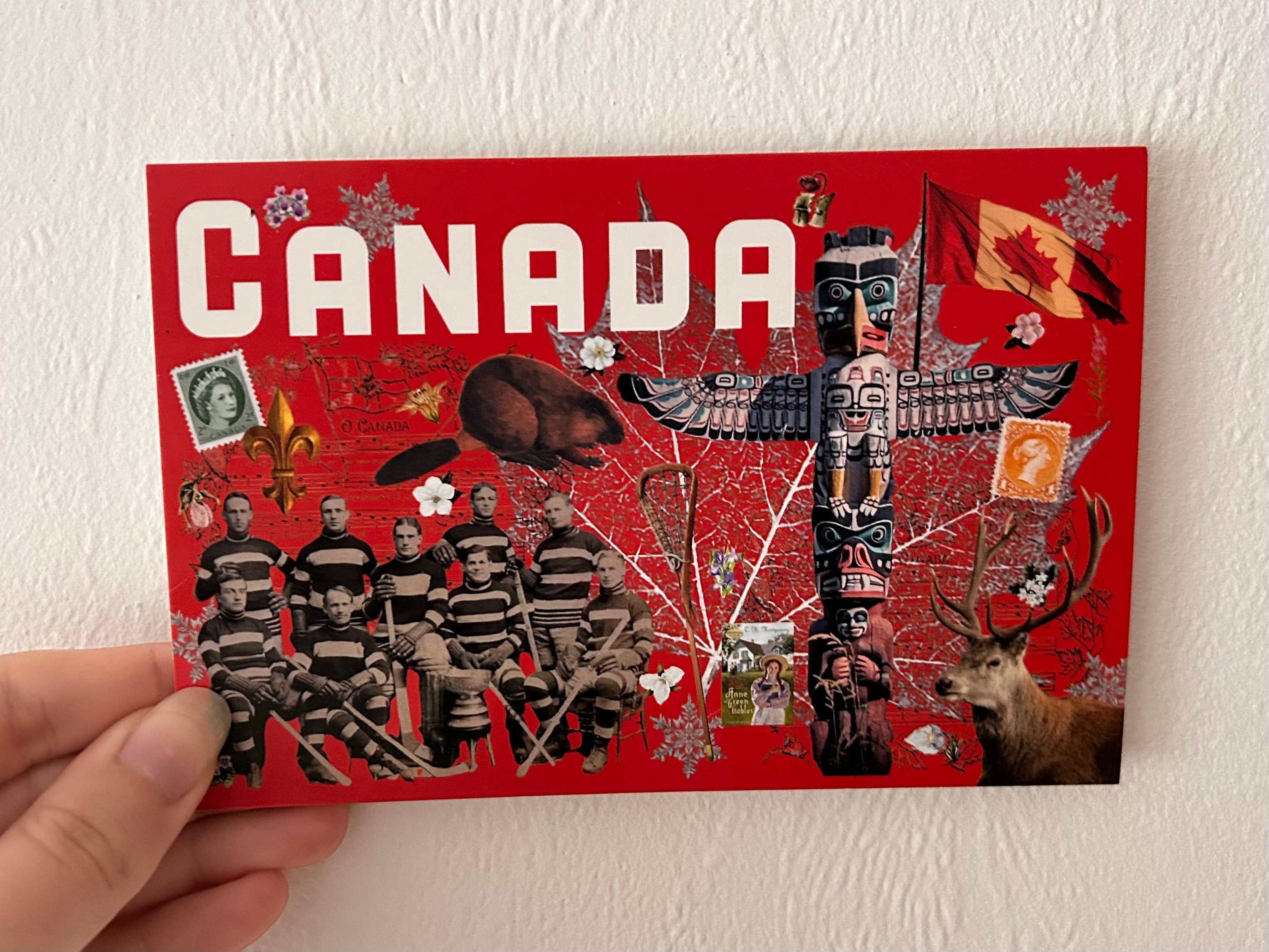 Pleasant Papercraft - Wholesale Postcard - True North Strong and Free Postcard2