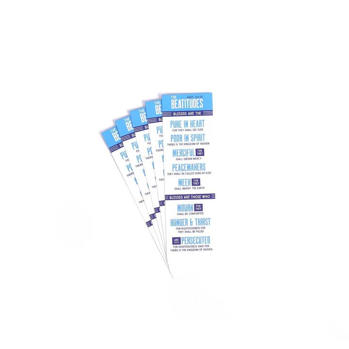 Swanson Christian Products - Wholesale Bookmark - Bookmark - Beatitudes - Pack of 25