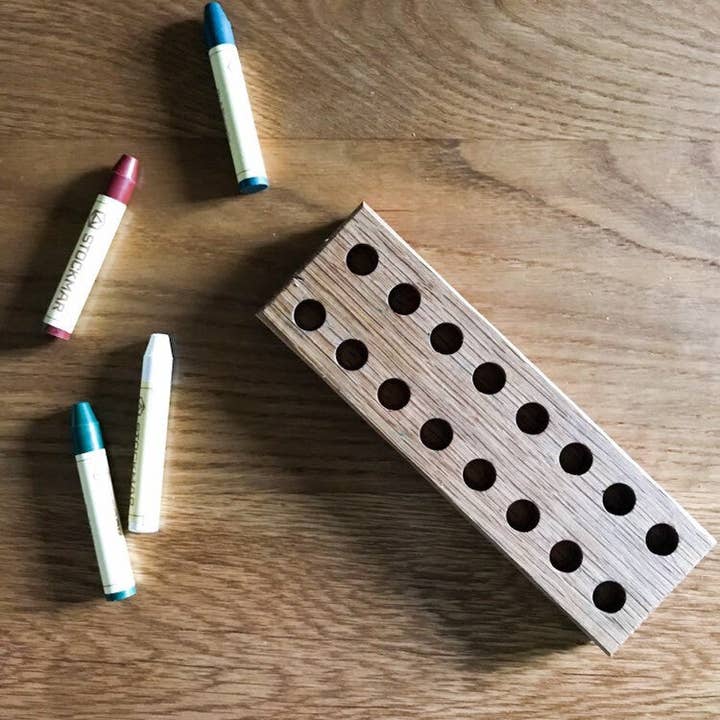 Troyohouse - Wholesale Crayons – Child & baby - Handmade Stockmar Wooden Crayon Holder -Waldorf - Montessori6