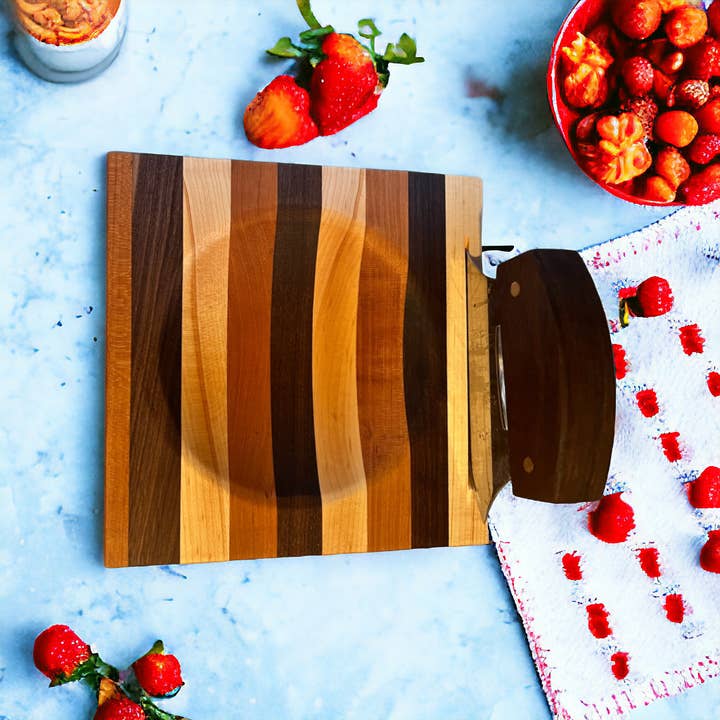 TG Designs LLC - Wholesale Cutting Board - Ulu Cutting Board And Knife