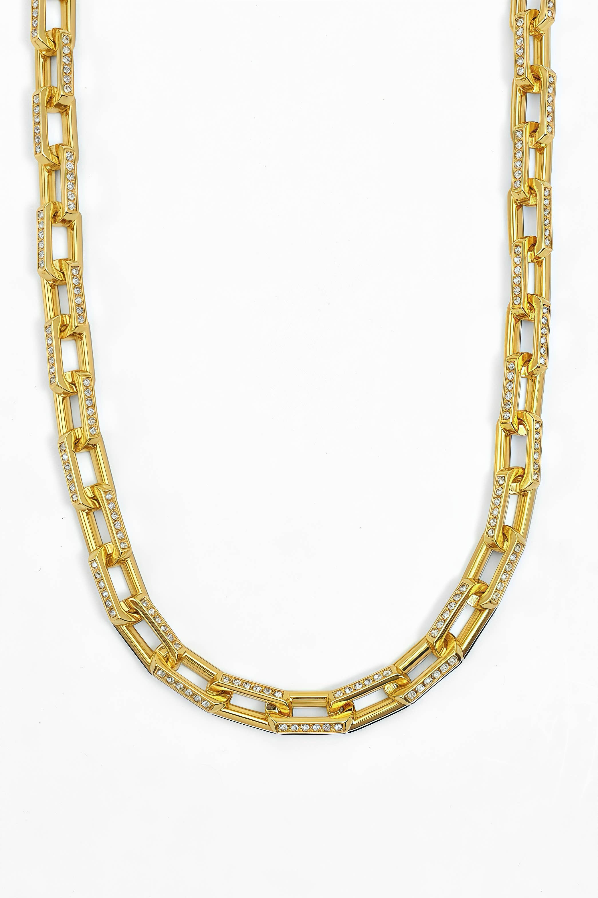 BYREN | ÉLINE L'ATELIER – wholesale Pendant/charm necklace – Rhinestone chain 50cm 224KL220