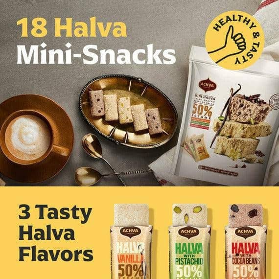 Galil Brands - Venta al por mayor Tarta - Mini bolsa de snack de halva | Halva | 215 g2