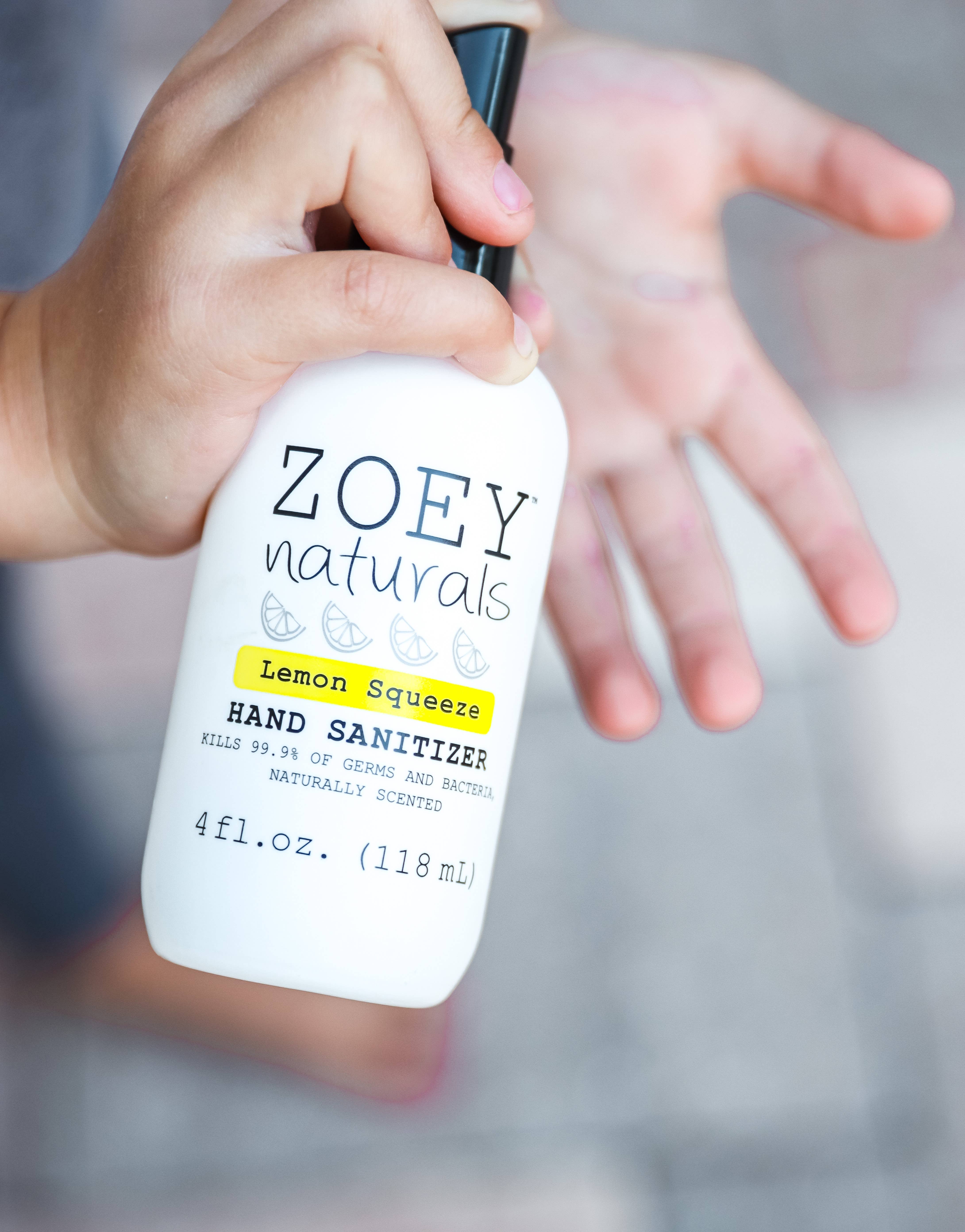 Zoey Naturals - Wholesale Hand Sanitizer - Lemon Squeeze Hand Sanitizer  - 4oz5