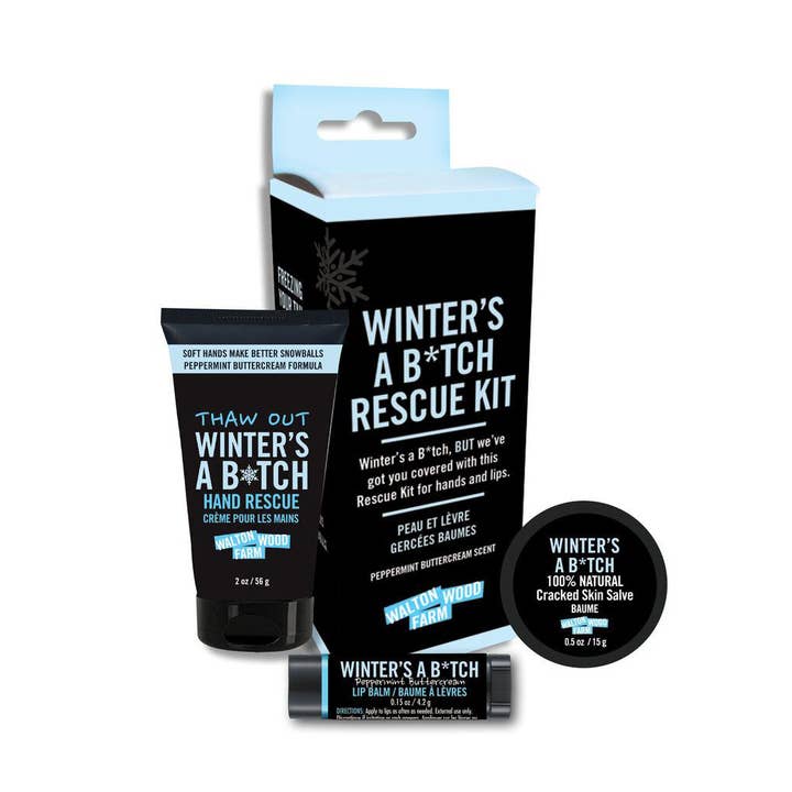 Winter's a B*tch Rescue Kit for wholesale by Walton Wood Farm Corp.