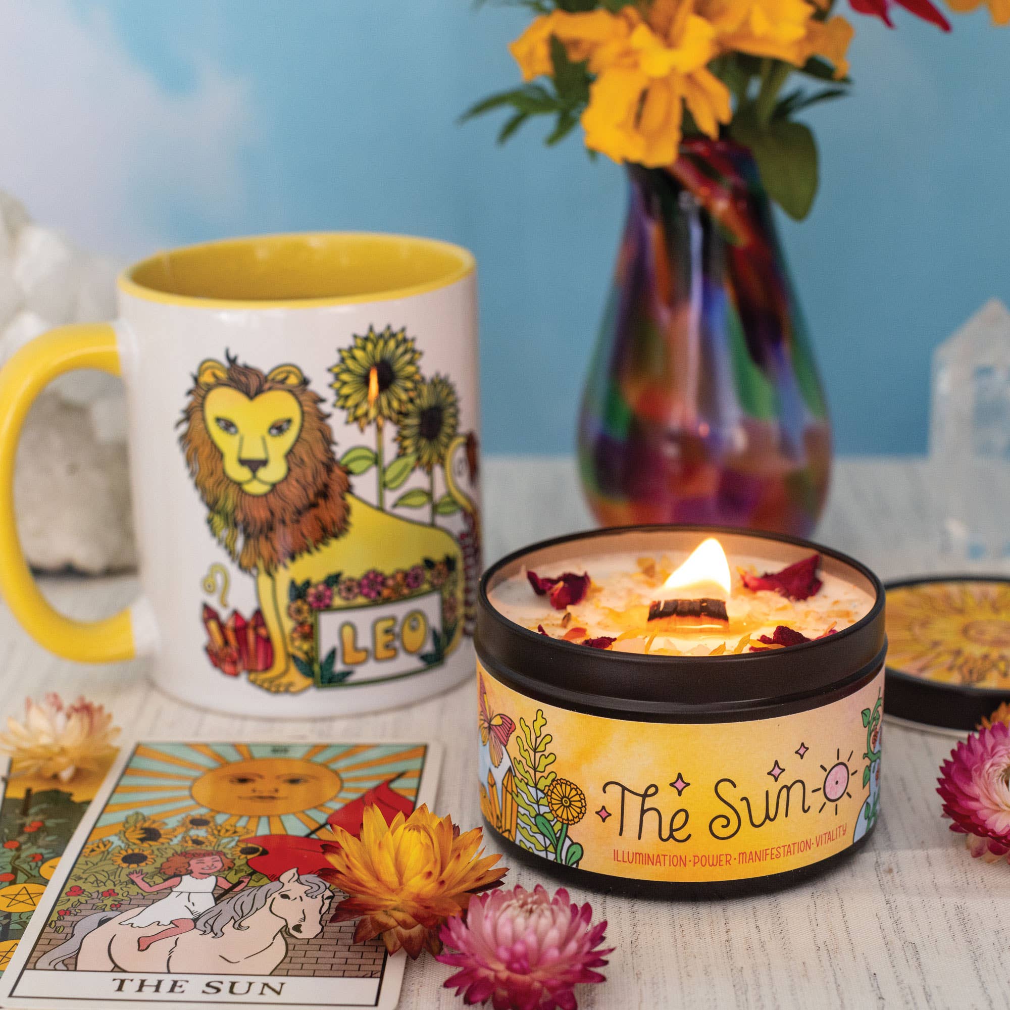 Rachel Beyer - Wholesale Travel Candles - The Sun Aromatherapy Soy Candle - Orange Floral5