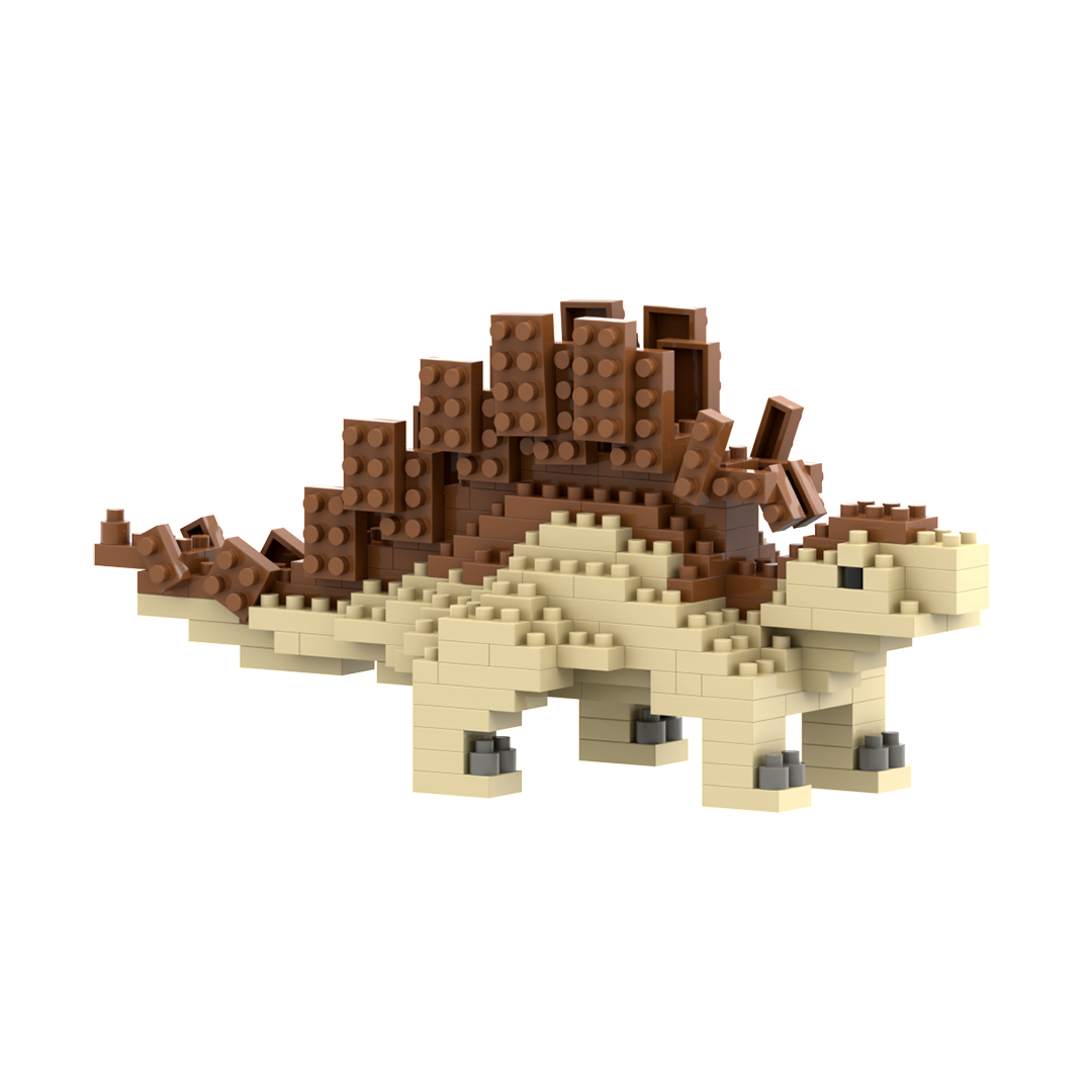 Brixies – Großhandel Spielzeugbaukasten – Kinder – BRIXIES Stegosaurus0