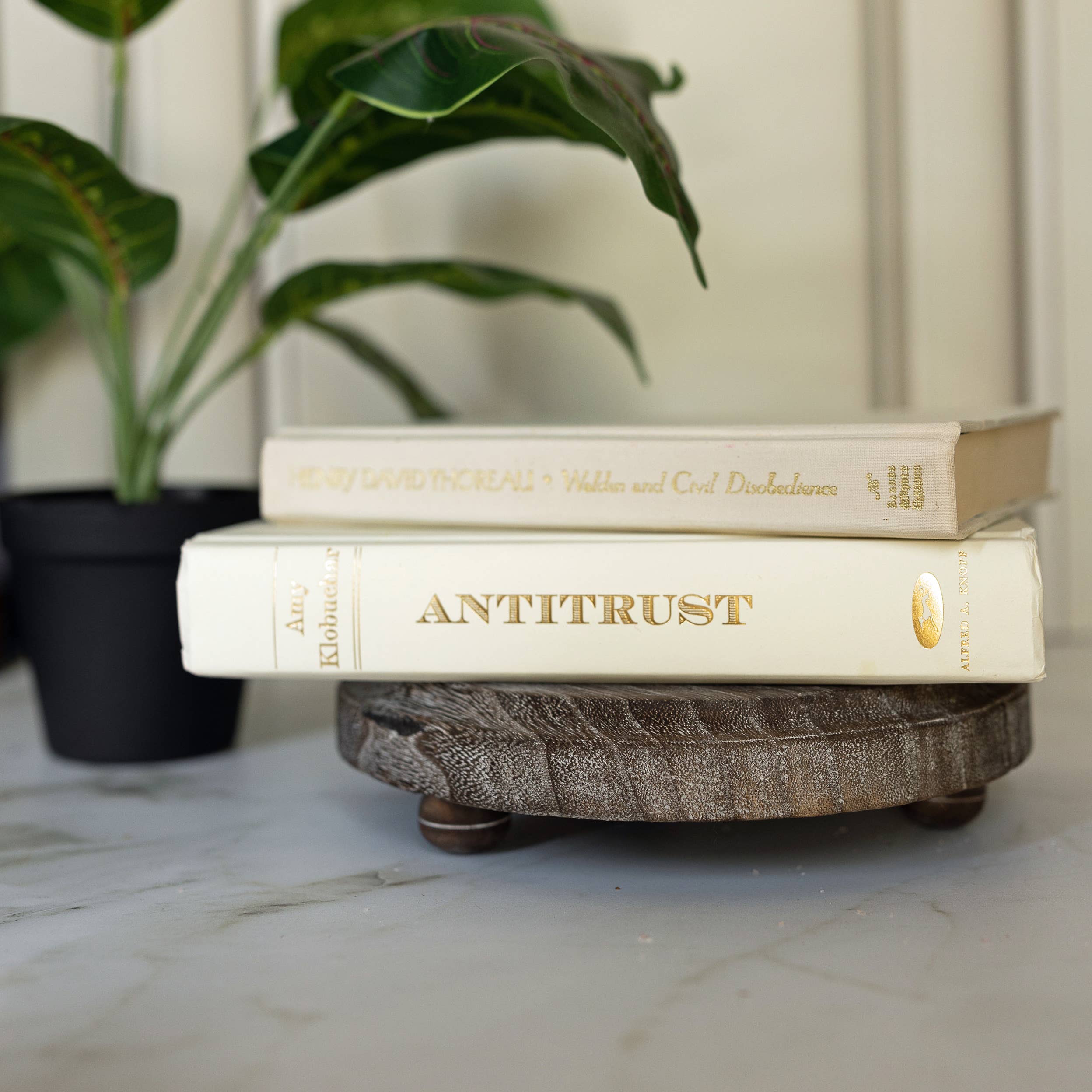 Gia Roma - Wholesale Decoratief dienblad - Ronde houten standaard en sierbord voor tafeldecoratie37