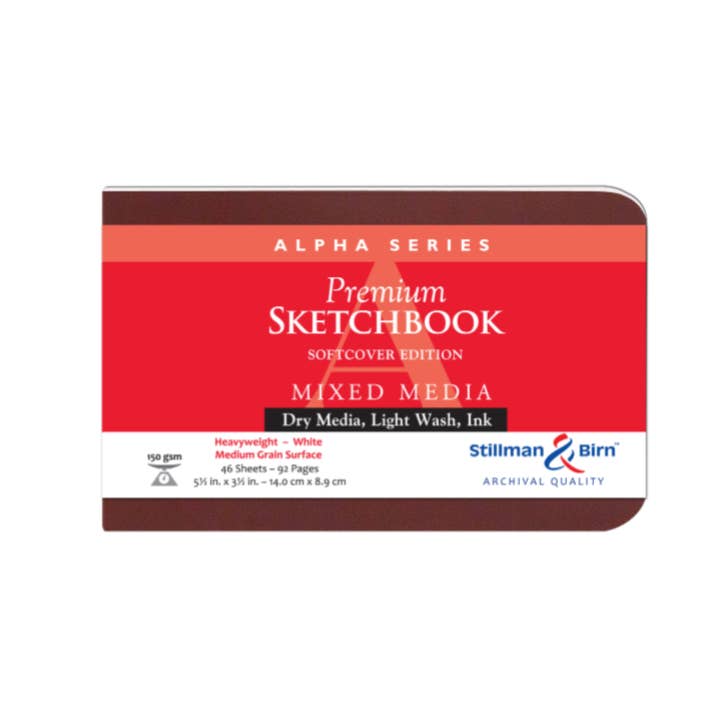 Exaclair - Wholesale Sketchbook/Sketchpad - Stillman & Birn Mixed Media Sketchbook - Alpha Series9