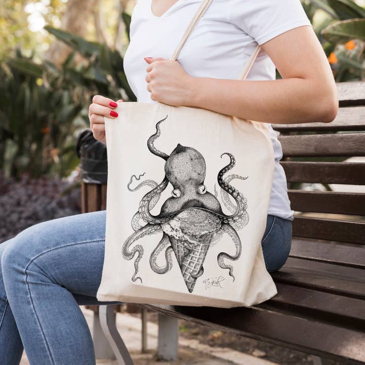 OCTO-CONE tote bag for wholesale by Atypik' Concept