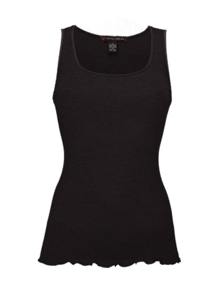 Madiva - Wholesale Tank Top - Women's - 439 02 Wide Shoulder - Ribbed Silk Wool6