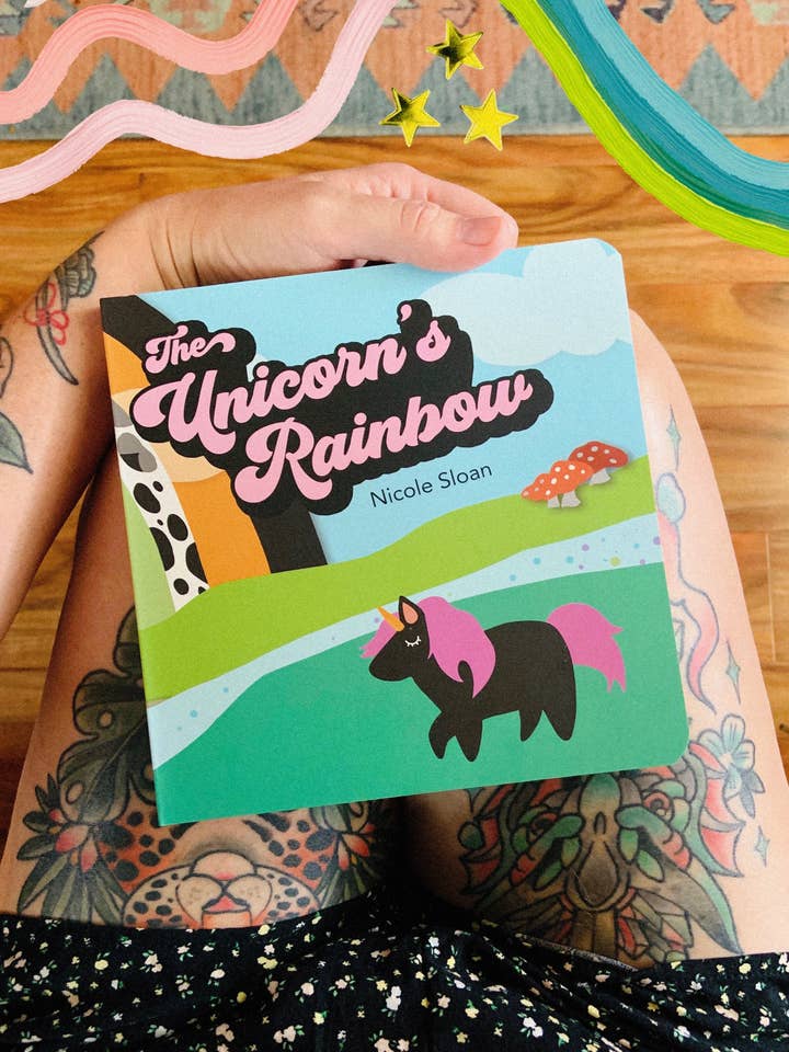 The Unicorn's Rainbow Board Book for wholesale by Drawings by Nicole