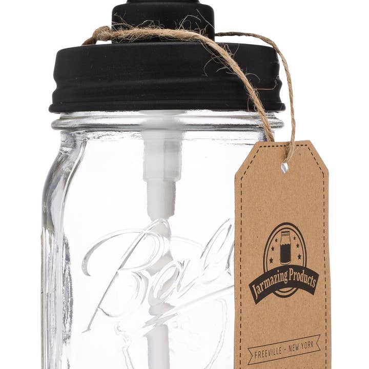 Jarmazing Products - Wholesale Soap Dispenser - Classic Farmhouse Mason Jar Soap Dispenser