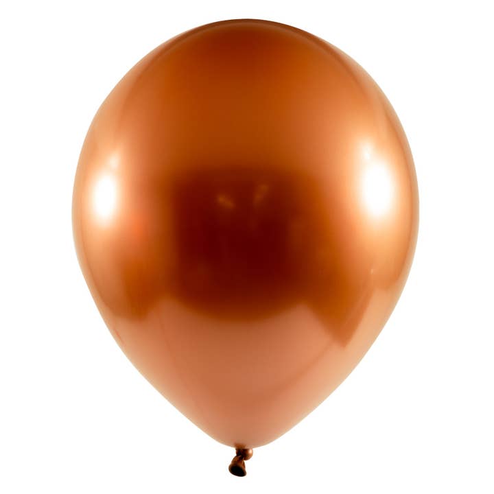12" Chrome Latex Balloon - Rose Gold for wholesale by Portofino International Trading, USA