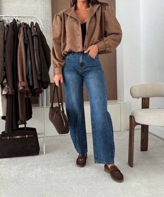 ESTEE BROWN - Wholesale Jeans - Women's - High Waist Balloon Cut Jeans – Stretch6