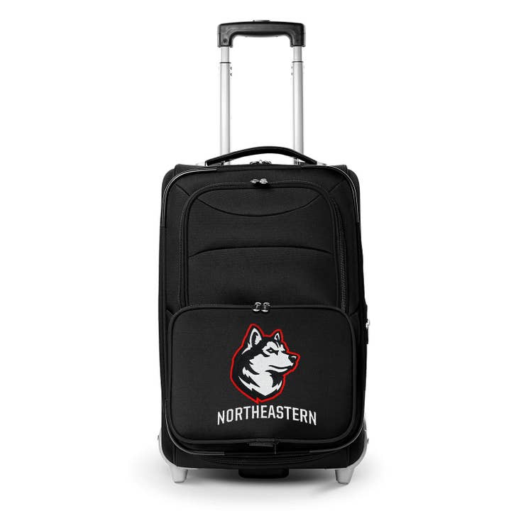 NCAA Northeastern Huskies 21" Carry-On Rolling Soft side for wholesale by Mojo Licensing