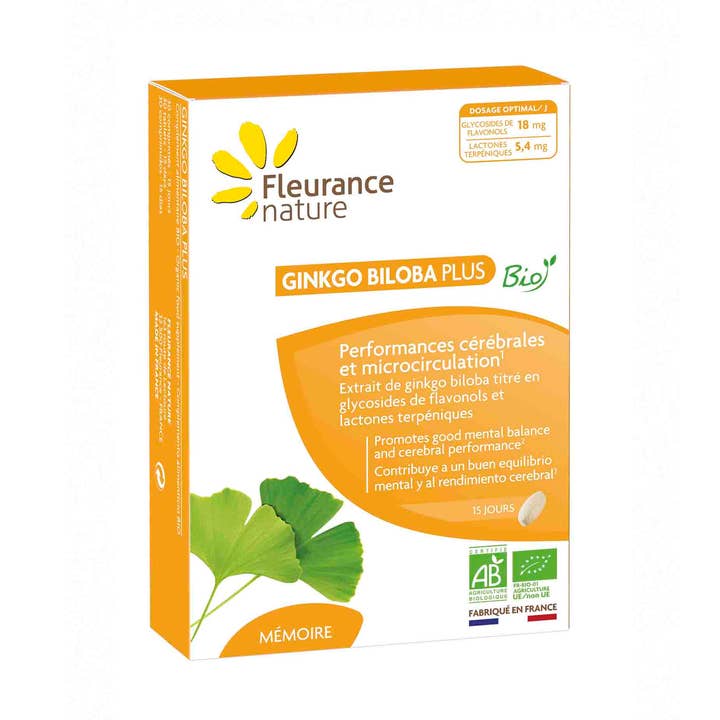 GINKGO BILOBA PLUS per la vendita all'ingrosso da parte di Fleurance Nature