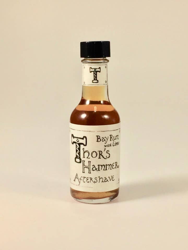 Loción para después del afeitado de ron Lime Bay | Ron Thor Hammer Lime Bay | Tamaño de viaje | 1.7 oz para venta al por mayor de Freyja's Magic