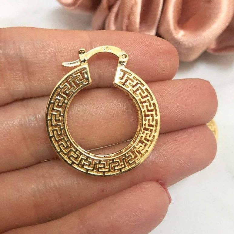 The Views & Co - Wholesale Hoop Earrings - Egyptian Hoop4