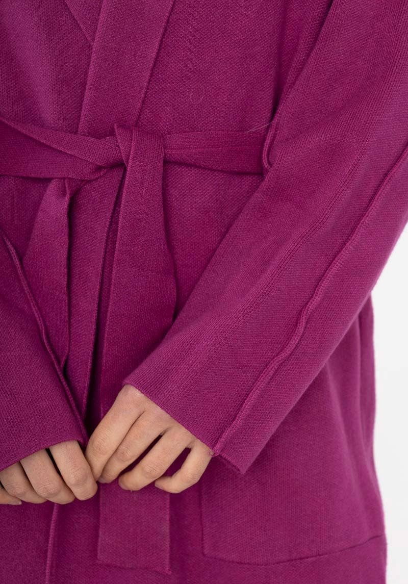 LINEN & COTTON HOUSE - Wholesale Coat - Women's - Classic knitted coat 13103. FALL WINTER CLOTHING13