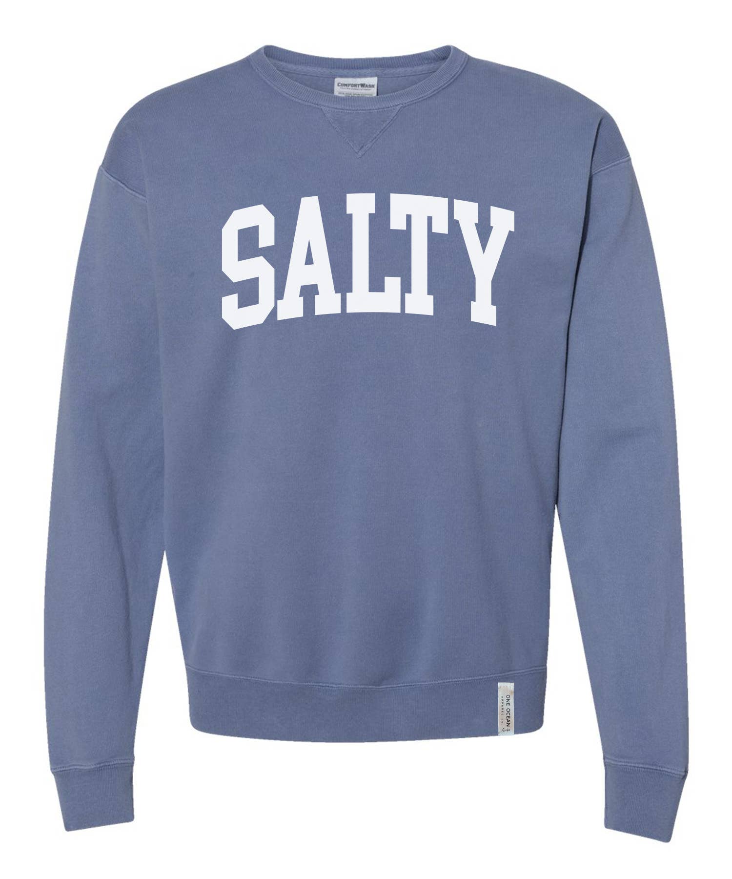 One Ocean Apparel Co.. - Wholesale Graphic Sweatshirt - Unisex - SALTY Crewneck - CUSTOM COLORS11