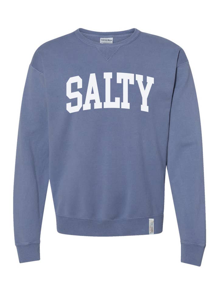 One Ocean Apparel Co.. - Wholesale Graphic Sweatshirt - Unisex - SALTY Crewneck - CUSTOM COLORS11