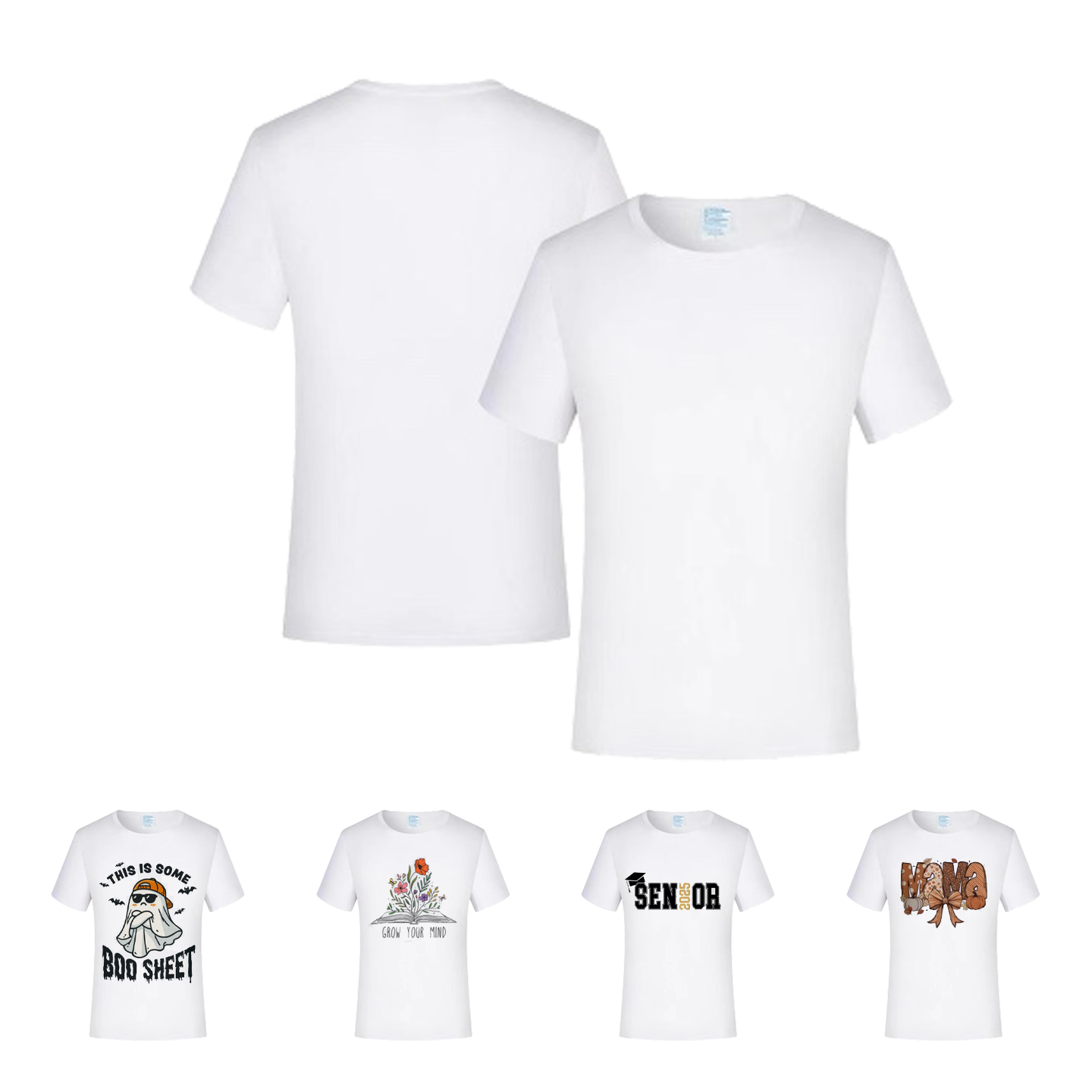 Hogg Outfitters – wholesale Shirt – Unisex – SUBLIMATION T-SHIRT - WHITE2