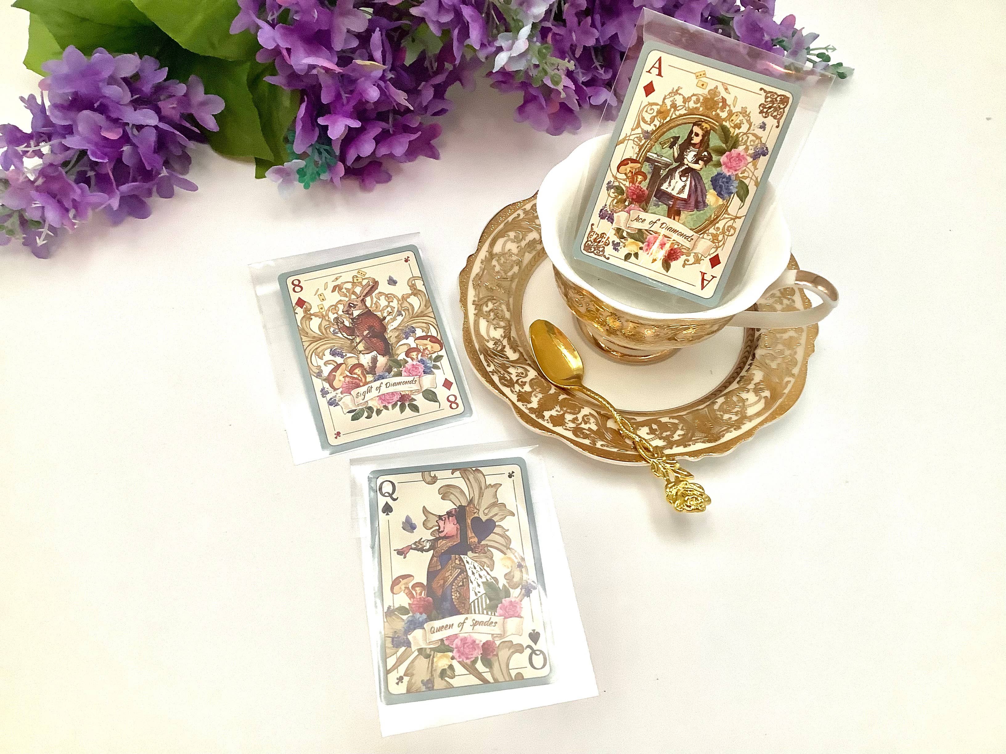 All Little Cute Things - Wholesale Tea Bags - Vintage Alice in Wonderland Tea Packets and Collector Card3