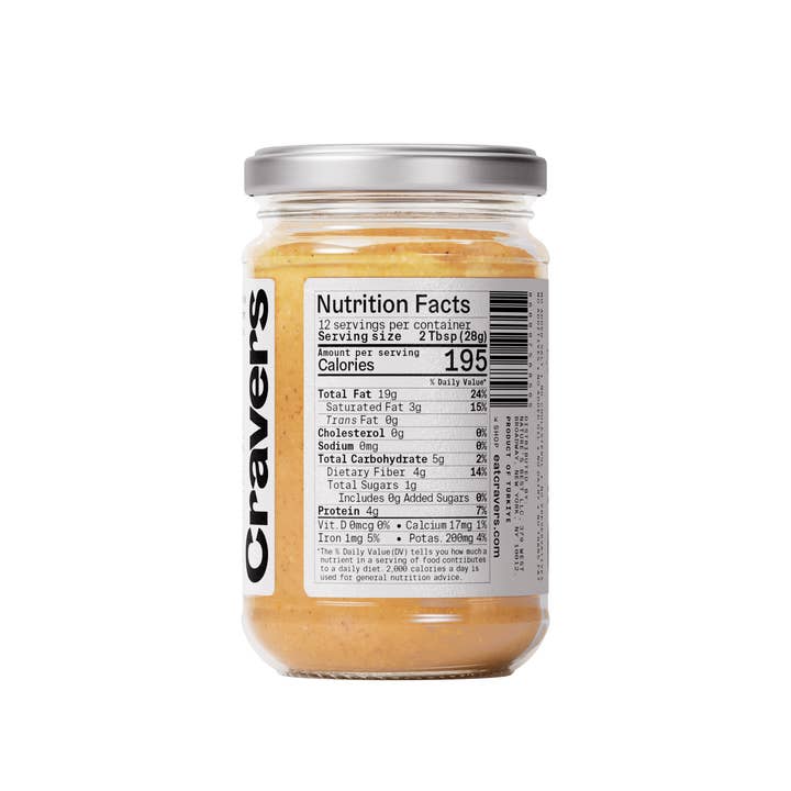 CRAVERS - Wholesale Nut Butter - CRAVERS 100% Hazelnut Butter –Vegan,No Additives,No Palm Oil3