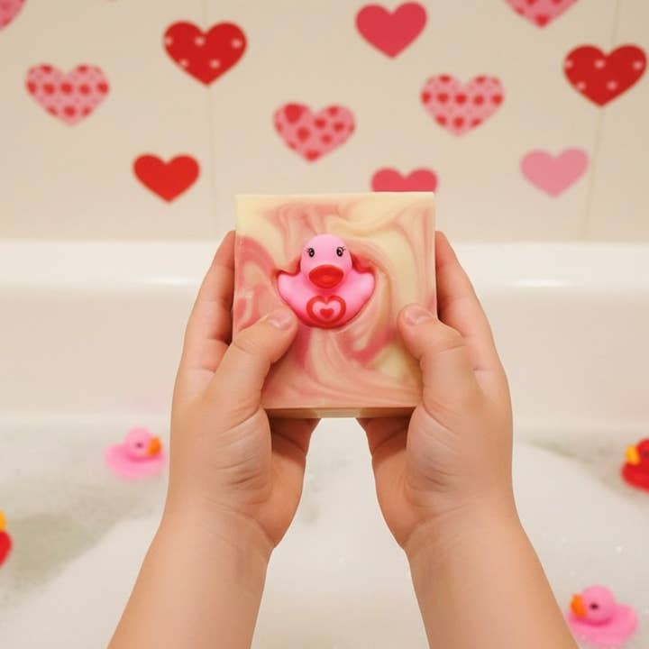 SARATOGA SOAP COMPANY - Wholesale Bar Soap - Cutie Pie Valentine's Day Handmade Soap Bar for Kids4